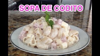 🍝 SOPA DE CODITO 🍝