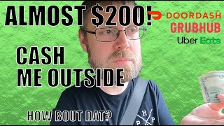 Lunch and Dinner Multi-App Ride Along Vlog - DoorDash, Uber Eats, Grubhub