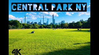 Central park 4K. New York. Весенний Центральный парк в Нью-Йорке 4К