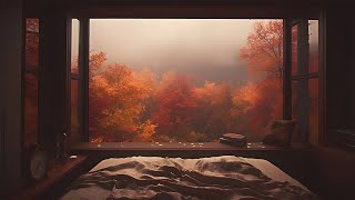 A Cozy Rainy Autumn Evening In Your Private Fall Forest Bedroom🍂 Fall Autumn Ambience W/ Calm Rain