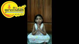 Prayer to the Almighty by Avnika Anna, Proud parents Mrs Liya Satheesh & Mr Satheesh