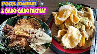 PECEL MADIUN DAN GADO-GADO MANTAP RUMAH MAKAN GEBOY !!