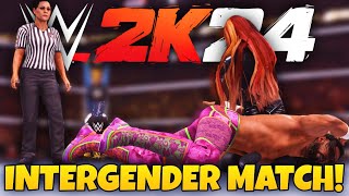 WWE 2K24 INTERGENDER Matches Are Here (Full Tutorial!)