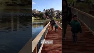 ECOPARQUE.  NUEVAS PASARELAS EN EL LAGO DARWIN. CIUDAD DE BUENOS AIRES PALERMO