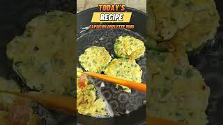 Capsicum Ring Omelette Cheese 🧀🧀🤤🤤 #youtubeshorts #youtube #ytshorts