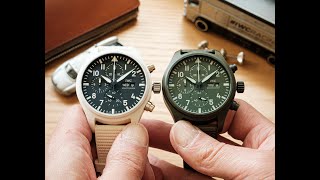 Watches & Wonders 2022 - New IWC Pilot's Chronograph TOP GUN "Lake Tahoe" & "Woodland" Edition