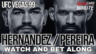 UFC Vegas 99: Hernandez vs. Pereira LIVE Stream | Watch & Bet Along Fight Companion