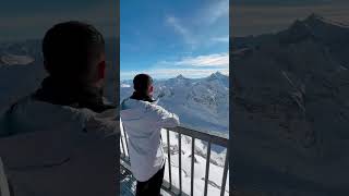 10,000 feet above Switzerland! 🏔️🇨🇭 #switzerland #winter #snow