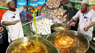 150KG+ DESI JEELA Lahori Murgh Chana | DESI GHEE & MAKHAN LAHORI CHIKAR MURGH CHOLE - Street Vendors