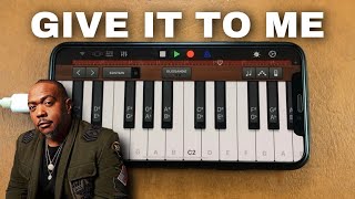 RECREATING “GIVE IT TO ME - TIMBALAND” On Garageband App!