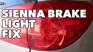 How to change the brake light in a '07 Toyota Sienna