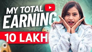 My total Earning revealed from YouTube 😱 lifetime earning update