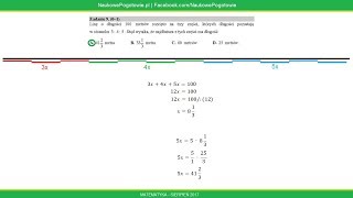 Zadanie 9 - Matematyka Matura | SIERPIEŃ 2017