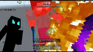 Fighting Herobrine in Minecraft (Enderbrine Sword)