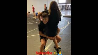 Wrestling Pratice boys vs girls 👌🤼‍♂️