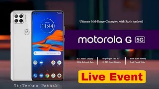 Motorola Moto g 5G Live Streaming | India's most affordable 5g phone