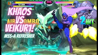 MvC2 - PSN Casuals - Khaos vs Veikur1 (MSS-A Refresher) 12/12/23