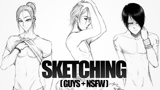 SKETCHING - Guys + NSFW