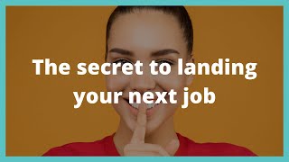 A little known secret to getting and winning more interviews