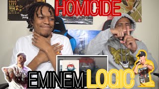 OMG!🔥 DEATH PENALTY NEEDED! Logic - Homicide Ft. Eminem | REACTION