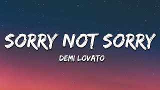 Demi Lovato - Sorry Not Sorry (Lyrics)