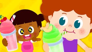 [Sing Along] Colorful Slushies | Cool Summer Song | Tidi Nursery Rhymes & Kids Songs