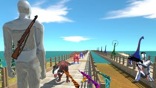 Intense Fps Avatar: Deadly T-rex Parkour - Animal Revolt Battle Simulator