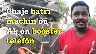 Vin gade koman on booster telefòn ka rechaje batri machin ou