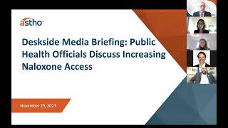 Deskside Briefing: Public Health Officials Discuss Increasing Naloxone Access