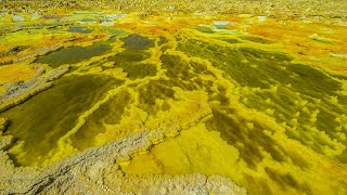 The Amazing Volcanic Hydrothermal Fields in Ethiopia That Look Like The Landscape of an Alien Planet