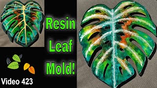 Using Silicone Molds for Resin to make Leafs