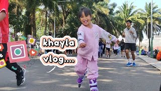 KHAYLA MAIN SEPATU RODA MAKIN LANCAR AJA  | Vlog khayla