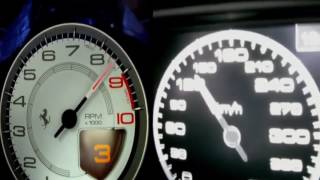 Car Speed Test New Ferrari 458 Italia Oakley Design  Acceleration