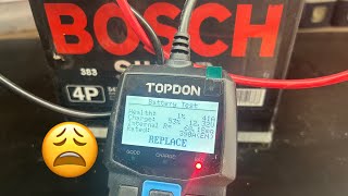 How good is a Topdon battery/ alternator tester? Real review