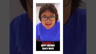 HAPPY BIRTHDAY Ryan's World