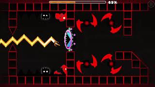 me completing my friend's new level | Geometry Dash