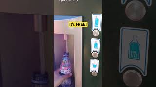 🤯Cold Sparkling & Still Water for Free! | Rome #shorts