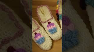 سليبر شراب كروشيه بناتي #كروشيه #كروشيتو #كروشيه_للمبتدئين #crochet #crocheto #diy #slippers #socks