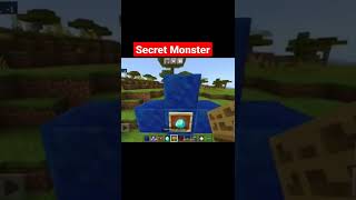 Secret Monster Minecraft. #shorts #ytshorts #minecraft