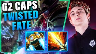 G2 CAPS TWISTED FATE VS SYLAS |  W/ NEW ITEMS  | PRESEASON S11 G2 PLAYERS STREAM GAMEPLAYS