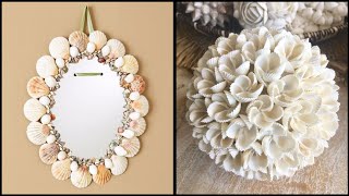 beautiful and amazing seashell craft ideas for home decoration