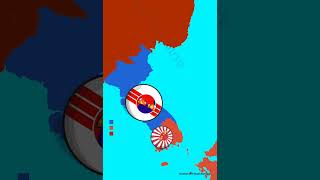 Japanese Invasion Of Korea (1910) Countryballs Animation #countryballs #animation #japan #korea