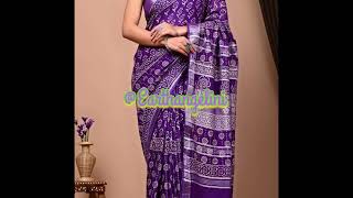 Fancy linen cotton sarees / Linen cotton sarees @Earthangelini