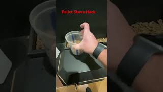 Pellet stove easy light.#crazy #easy #lifehacks #pelletstove #warmup #alcohol #fire #cheap #flame