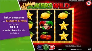 Slot da Bar Gratis- 🎰 GOLDEN JOKERS WILD 🍒