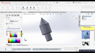 How to design Cone Locating pins in solidworks