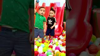 We PLAY!🥰#kidsplaying #qualitytime #trending #shorts #indoorplayground #handsomebaby #babyboystyle