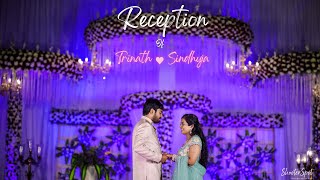 Best Telugu Wedding Reception 2022: Trinath Rao ❤ Sindhuja Reception Ceremony | Teaser | Shooterspot