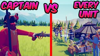 CAPTAIN vs EVERY UNIT! ⚔️😱😱| TABS - Totally Accurate Battle Simulator