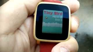 Pebble Time Apps: Tiny Bird